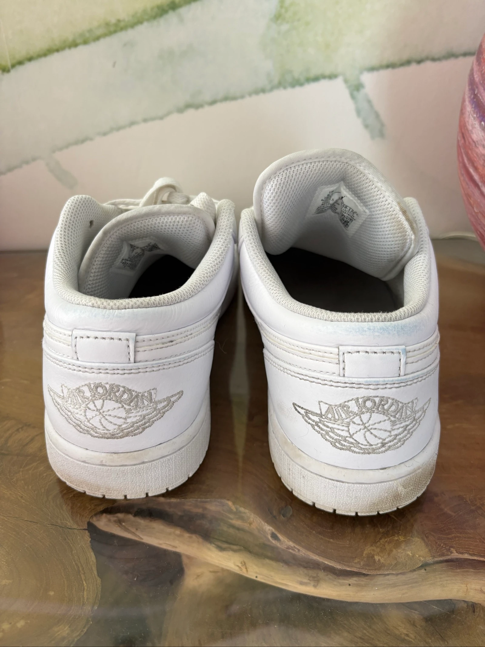 Zapatillas Nike Air Jordan 1 low blancas 43 – photo 4